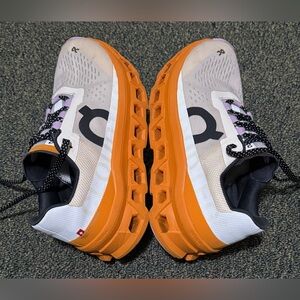 On Cloudmonster Womens 7 Fawn Turmeric Swiss Running Shoes